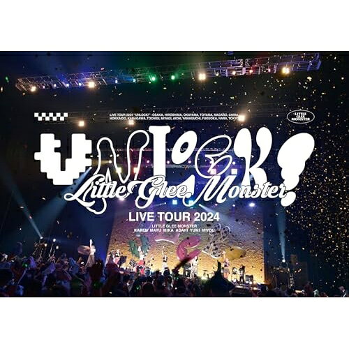 Little Glee Monster Live Tour 2024 ”UNLOCK!”(Blu-ray) (通常盤)Little Glee Monsterリトルグリーモンスター りとるぐりーもんすたー　発売日 : 2024年12月18日　種別 : BD　JAN : 4547366709216　商品番号 : SRXL-548【収録内容】BD:11.Seasons Of Love2.UP TO ME!3.VIVA4.Ready to go5.WONDER LOVER6.In Your Calling7.Your Name8.君といれば9.ちょ待って!10.私らしく生きてみたい11.Catch me if you can(ダンス:結海&miyou)(ソロコーナー)12.十戒(ソロコーナー)13.果てなく続くストーリー(ソロコーナー)14.A HOPE FROM SAD STREET(ソロコーナー)15.366日(ソロコーナー)16.Man in the Mirror(ソロコーナー)17.WONDERLAND18.ORIGAMI19.I Promise You20.好きだ。21.MASTERKEY22.Join Us!(ENCORE)23.世界はあなたに笑いかけている(ENCORE)24.SAY!!! 〜 だから、ひとりじゃない(ENCORE)、SAY!!!、だから、ひとりじゃない25.はじまりのうた(W ENCORE)