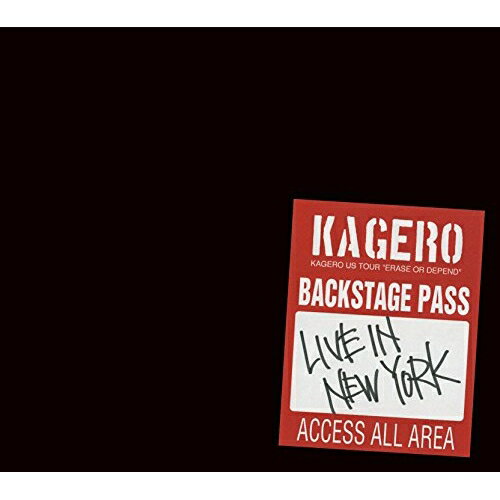 Rakuten - CD / KAGERO / LIVE IN NEW YORK / RAGC-10