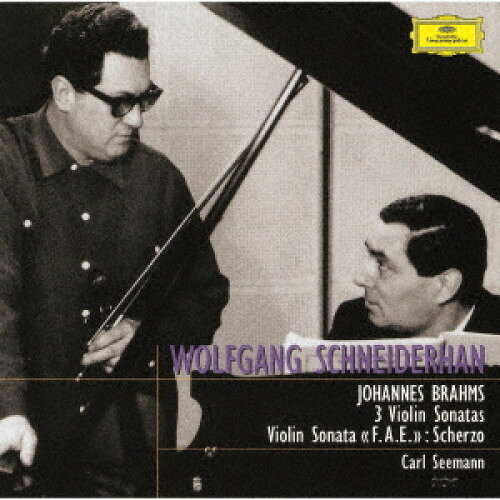 ブラームス:ヴァイオリン・ソナタ全集 (UHQCD) (初回生産限定盤)ヴォルフガング・シュナイダーハンシュナイダーハン ボルフガング しゅないだーはん ぼるふがんぐ　発売日 : 2025年4月02日　種別 : CD　JAN : 4988031753675　商品番号 : UCCG-41234【商品紹介】若い頃からブラームスを得意とし、愛着を持っていたシュナイダーハンによるヴァイオリン・ソナタ全集。40代、最も精力的に活躍していた時代の録音。洗練された芳しい香気とロマンを湛え、ウィーンのヴァイオリンの伝統を受け継いだ穏やかで味わい深い演奏が展開しています。【収録内容】CD:11.ヴァイオリン・ソナタ 第1番 ト長調 作品78(雨の歌) 第1楽章: Vivace ma non troppo2.ヴァイオリン・ソナタ 第1番 ト長調 作品78(雨の歌) 第2楽章: Adagio3.ヴァイオリン・ソナタ 第1番 ト長調 作品78(雨の歌) 第3楽章: Allegro molto moderato4.ヴァイオリン・ソナタ 第2番 イ長調 作品100 第1楽章: Allegro amabile5.ヴァイオリン・ソナタ 第2番 イ長調 作品100 第2楽章: Andante tranquillo - Vivace - Andante - Vivace di piu - Andante -6.ヴァイオリン・ソナタ 第2番 イ長調 作品100 第3楽章: Allegretto grazioso(quasi andante)7.ヴァイオリン・ソナタ 第3番 ニ短調 作品108 第1楽章: Allegro8.ヴァイオリン・ソナタ 第3番 ニ短調 作品108 第2楽章: Adagio9.ヴァイオリン・ソナタ 第3番 ニ短調 作品108 第3楽章: Un poco presto e con sentimento10.ヴァイオリン・ソナタ 第3番 ニ短調 作品108 第4楽章: Presto agitato11.F.A.E.ソナタ:スケルツォ