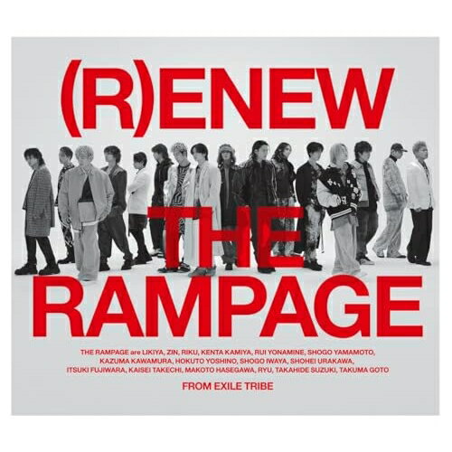 CD / THE RAMPAGE from EXILE TRIBE / (R)ENEW (2CD+DVD) (MV盤) / RZCD-67200
