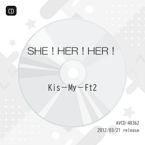 CD / Kis-My-Ft2 / SHE HER HER (ジャケットB) (通常盤) / AVCD-48362