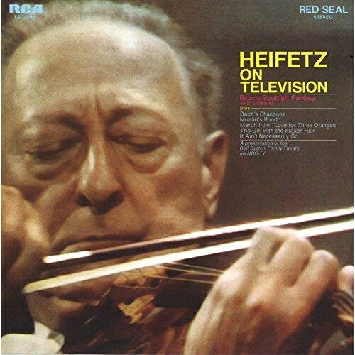 シャコンヌ〜ハイフェッツ・オンTV (ライナーノーツ)ヤッシャ・ハイフェッツハイフェッツ ヤッシャ はいふぇっつ やっしゃ　発売日 : 2016年9月07日　種別 : CD　JAN : 4547366266887　商品番号 : SICC-2019【商品紹介】20世紀を代表するヴァイオリニスト、ハイフェッツは、60歳代に一時期演奏活動から極端に離れていた時期があったが、70歳の時、フランスでテレビ番組に出演し、その健在ぶりを世にアピールした。このアルバムは、TV収録と並行してRCAによって収録されたソロ曲に、定評あるサージェント指揮の「スコットランド幻想曲」をカップリング(これがオリジナルLPの組み合わせ)。彼が最も得意とした作品揃いであり、当時の聴衆をあっといわせた至芸が堪能できる。【収録内容】CD:11.シャコンヌ(無伴奏ヴァイオリン・パルティータ 第2番 ニ短調 BWV1004、第5曲)2.ロンド(セレナード 第7番 ニ長調 K.250 「ハフナー」、第4楽章)3.行進曲(歌劇「3つのオレンジへの恋」より)4.亜麻色の髪の乙女(前奏曲集第1巻、第8曲)5.そんなことはどうでもいいさ(歌劇「ポーギーとベス」より)6.スコットランド幻想曲 変ホ長調 作品46 序奏:グラーヴェ〜第1楽章:アダージョ・カンタービレ7.スコットランド幻想曲 変ホ長調 作品46 第2楽章:アレグロ8.スコットランド幻想曲 変ホ長調 作品46 第3楽章:アンダンテ・ソステヌート9.スコットランド幻想曲 変ホ長調 作品46 第4楽章:フィナーレ:アレグロ・グェリエロ