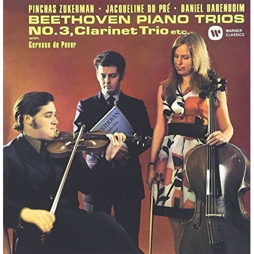 ベートーヴェン:ピアノ三重奏曲 第3番 クラリネット三重奏曲「街の歌」他 (解説付)バレンボイム/ズーカーマン デュ・プレ/ド・ペイエバレンボイム ダニエル/ズーカーマン ピンカス/デュプレ ジャクリーヌ/ドペイエ ジェルバーズ ばれんぼいむ だにえる/ずーかーまん ぴんかす/でゅぷれ じゃくりーぬ/どぺいえ じぇるばーず　発売日 : 2016年6月22日　種別 : CD　JAN : 4943674228102　商品番号 : WPCS-23318【商品紹介】収録当時、まさに飛ぶ鳥を落とす勢いにあったジャクリーヌ・デュ・プレ、ダニエル・バレンボイム(ピアノ)、ピンカス・ズーカーマン(ヴァイオリン)の、意欲溢れるベートーヴェン。短期に集中して録音され、全集にもなっている名盤からの分売で、時にセッション録音であることを忘れさせるような即興性がスリリング。【収録内容】CD:11.ピアノ三重奏曲 第3番 ハ短調 作品1-3 第1楽章:アレグロ・コン・ブリオ2.ピアノ三重奏曲 第3番 ハ短調 作品1-3 第2楽章:アンダンテ・カンタービレ・コン・ヴァリアツィオーニ3.ピアノ三重奏曲 第3番 ハ短調 作品1-3 第3楽章:メヌエット(クワジ・アレグレット)&トリオ4.ピアノ三重奏曲 第3番 ハ短調 作品1-3 第4楽章:フィナーレ(プレスティッシモ)5.アレグレット 変ロ長調 WoO39(遺作)6.ミュラーの"私は仕立屋のカカドゥ"による10の変奏曲 作品121a(カカドゥ変奏曲)7.クラリネット三重奏曲 変ロ長調 作品11「街の歌」 第1楽章:アレグロ・コン・ブリオ8.クラリネット三重奏曲 変ロ長調 作品11「街の歌」 第2楽章:アダージョ9.クラリネット三重奏曲 変ロ長調 作品11「街の歌」 第3楽章:主題と変奏「仕事の前に」(アレグレット)