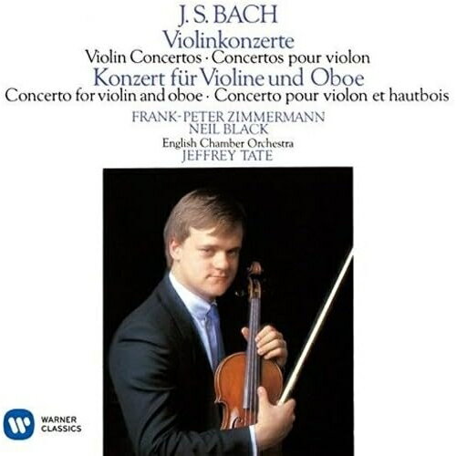 樂天商城 - CD / フランク・ペーター・ツィンマーマン / J.S.バッハ:ヴァイオリン協奏曲 第1番&第2番 ヴァイオリンとオーボエのための協奏曲 (解説付) / WPCS-23197