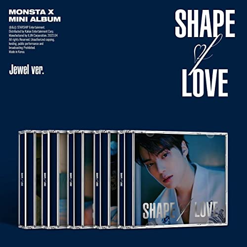 Artist Name: A - CD / MONSTA X / SHAPE OF LOVE: 11th Mini Album (Jewel ver.) (ランダムバージョン) (輸入盤) / L100005818