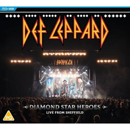 搖滾樂, 流行樂 - BD / デフ・レパード / ダイアモンド・スター・ヒーローズ 〜ライヴ・フロム・シェフィールド(Blu-ray) (Blu-ray+2SHM-CD) (解説歌詞対訳付) / UIXY-15062