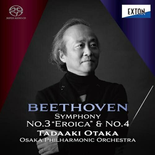 【取寄商品】CD / 尾高忠明 大阪フィルハーモニー交響楽団 / ベートーヴェン:交響曲第3番「英雄」&第4番 (HQ-Hybrid CD) / OVCL-902[12/24]発売