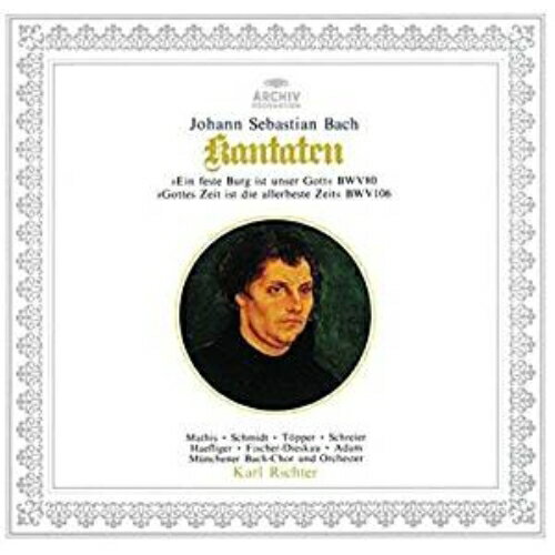 ▼CD / カール・リヒター / J.S.バッハ:カンタータ 第80番(われらが神は堅き砦) 第106番(神の時こそいと良き時) (歌詞対訳付) (限定盤) / UCCA-9059[2/25]発売