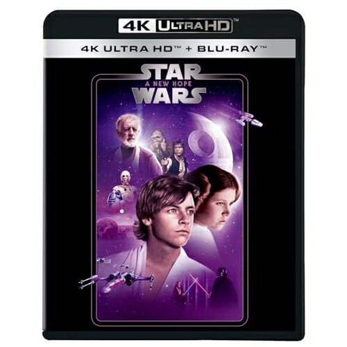 【取寄商品】BD / マーク・ハミル / スター・ウォーズ エピソード4/新たなる希望 (本編4K Ultra HD Blu-ray+本編Blu-ray+特典Blu-ray) / WDUF-1102