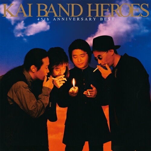 KAI BAND HEROES 45th ANNIVERSARY BEST (通常盤)甲斐バンドカイバンド かいばんど　発売日 : 2019年10月16日　種別 : CD　JAN : 4988031351086　商品番号 : UPCY-7618【商品紹介】甲斐バンドのデビュー45周年を記念する最新リマスター・ベストが登場!新たにレコーディングされた「らせん階段」「ティーンエイジ・ラスト」、リミックスされた「三つ数えろ」の他、10月26日からスタートする全国ホールツアーのセットリスト通りの22曲を収録。マスタリングは英メトロポリス・スタジオのジョン・デイヴィスが担当。【収録内容】CD:11.キラー・ストリート2.野獣(reprise)3.ダイナマイトが150屯4.らせん階段(NEW RECORDING)5.ナイト・ウェイブ6.シーズン7.裏切りの街角(ROCKS)8.そばかすの天使9.観覧車'8210.メガロポリス・ノクターン11.安奈-2012-(ROCKS)CD:21.ティーンエイジ・ラスト(NEW RECORDING)2.三つ数えろ(NEW REMIX)3.氷のくちびる4.ポップコーンをほおばって(ROCKS)5.翼あるもの6.HERO(ヒーローになる時、それは今)(ROCKS)7.嵐の季節(Rocka Ballad)8.きんぽうげ(ROCKS)9.漂泊者(アウトロー)(ROCKS)10.破れたハートを売り物に11.熱狂(ステージ)