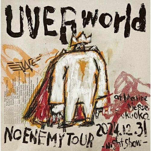 樂天商城 - BD / UVERworld / NO ENEMY TOUR at Marine Messe Fukuoka 2024.12.31 -Night Show-(Blu-ray) (Blu-ray+CD) (完全生産限定盤) / SRXL-575