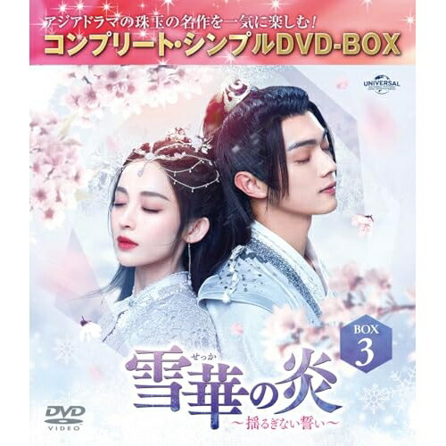 樂天商城 - DVD / 海外TVドラマ / 雪華の炎〜揺るぎない誓い〜 BOX3(コンプリート・シンプルDVD-BOX) (期間限定生産版) / GNBF-10228