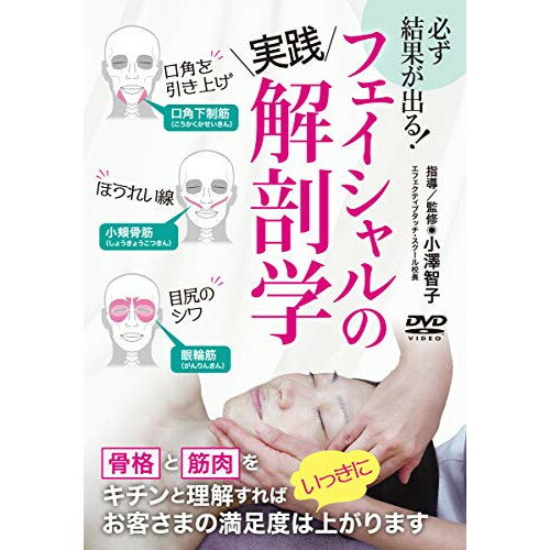 【取寄商品】DVD / 趣味教養 / 必ず結果が出る! フェイシャルの実践解剖学 / OZA-3D