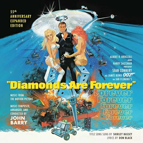 【取寄商品】CD / JOHN BARRY / オリジナル・サウンドトラック 007 ダイアモンドは永遠に-リマスター拡張版- (ライナーノーツ) (世界限定5000枚盤/輸入盤国内仕様) / RBCP-5886
