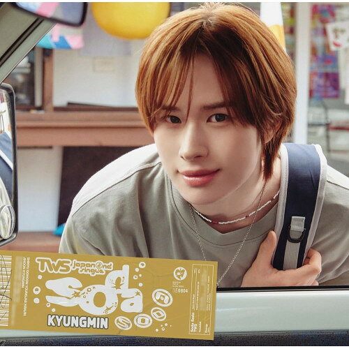 ▼CD / TWS / SODA SODA (限定盤/メンバーソロジャケット盤/KYUNGMIN) / TYCT-39341発売