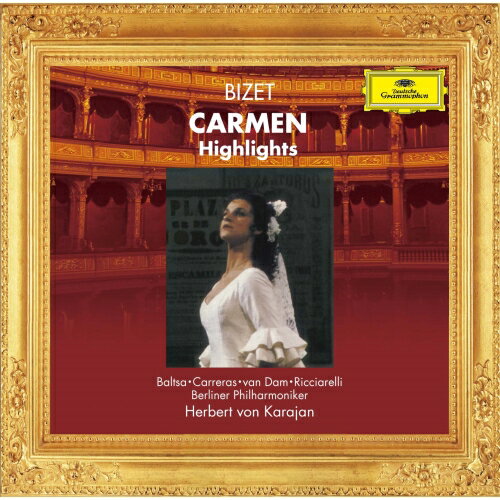 ビゼー:歌劇(カルメン)ハイライツ (SHM-CD) (解説付)ヘルベルト・フォン・カラヤンカラヤン ヘルベルトフォン からやん へるべるとふぉん　発売日 : 2021年8月04日　種別 : CD　JAN : 4988031430538　商品番号 : UCCS-50074【商品紹介】カラヤン&ベルリン・フィルの豪華な演奏、バルツァ&カレーラスの適役コンビの圧倒的な歌唱でおくる、人気オペラ(カルメン)の決定盤! この名作をこれほどドラマティックに表現した録音は、他に存在しません。作品はスペイン情趣溢れる旋律美の宝庫。おなじみの音楽が次々に登場しますので、ひたすら酔いしれましょう。※歌詞対訳はついておりません。【収録内容】CD:11.歌劇(カルメン) ハイライツ 前奏曲2.歌劇(カルメン) ハイライツ 第1幕 広場をああして足しげく3.歌劇(カルメン) ハイライツ 第1幕 交代の部隊といっしょに4.歌劇(カルメン) ハイライツ 第1幕 恋は いうことを聞かない小鳥(ハバネラ)5.歌劇(カルメン) ハイライツ 第1幕 伍長さん(台詞)/聞かせておくれ、おふくろの話6.歌劇(カルメン) ハイライツ 第1幕 セビーリャの城壁の近く(セギディーリャ)7.歌劇(カルメン) ハイライツ 第2幕 響きもするどく(ジプシーの歌)8.歌劇(カルメン) ハイライツ 第2幕 何か言いたいのかい(台詞)9.歌劇(カルメン) ハイライツ 第2幕 ばんざい、闘牛士ばんざい!10.歌劇(カルメン) ハイライツ 第2幕 この乾杯のお返しをさせて下さい(闘牛士の歌)11.歌劇(カルメン) ハイライツ 第2幕 おまえの投げた この花を(花の歌)12.歌劇(カルメン) ハイライツ 第3幕 第1場 無駄ね、不吉な答えを避けようと/カルタたち、もっとうらなっておくれ13.歌劇(カルメン) ハイライツ 第3幕 第2場 たった2クアルト、安いよ安いよ!14.歌劇(カルメン) ハイライツ 第3幕 第2場 場面転換の音楽15.歌劇(カルメン) ハイライツ 第3幕 第2場 あんたね?/おれだ