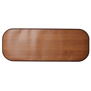 【新生活】消臭加工付き 木目調フリーマット (45cm × 120cm) (ブラウン)【取寄商品】【北海道・沖縄送料別】