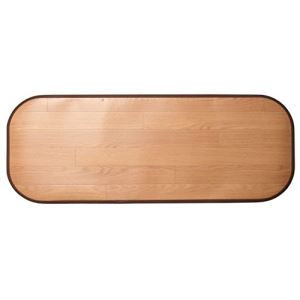 【新生活】消臭加工付き 木目調フリーマット (60cm × 150cm) (ライトベージュ)【取寄商品】【北海道・沖縄送料別】