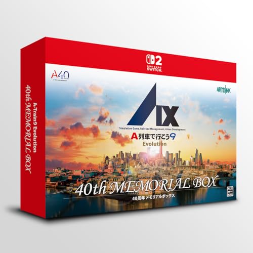 (Envío gratis) Número de seguimiento Artículos recuperados Nintendo A Train 9 Evolution 40th Anniversary Memorial Box Art Dink