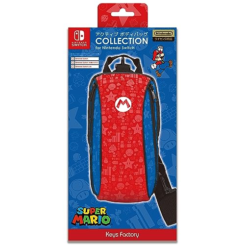 Rakuten - (送料無料) 追跡番号あり・取寄商品 ニンテンドーアクティブ ボディバッグ COLLECTION for Nintendo Switch(スーパーマリオ)キーズファクトリー
