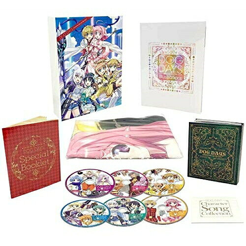 DOG DAYS Complete Blu-ray Disc BOX(Blu-ray) (6Blu-ray+CD) (完全生産限定版)TVアニメ都築真紀、宮野真守、堀江由衣、水樹奈々　発売日 : 2019年2月06日　種別 : BD　JAN : 4534530113870　商品番号 : ANZX-13371【収録内容】CD:11.きっと恋をしている2.Promised Love〜ダイスキ×100〜3.Miracle Colors4.Stand up Ears(Princess&Saver Mix)5.孤独の終わり6.Dearly star7.Miracle Colors -Remix-8.Heart Relation9.Shiny Heart Shiny Smile10.キミとボクの音色(LaLaLa Version)11.キミとボクの音色(Lyric Full Version)