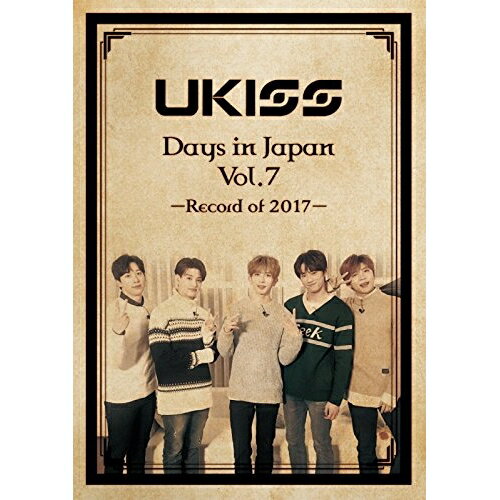 DVD / U-KISS / U-KISS Days in Japan Vol.7 -Record of 2017- (DVD(スマプラ対応)) / AVBD-92635