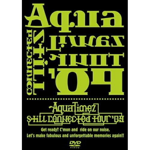 DVD / Aqua Timez / Aqua Timez still connected tour '09 / ESBL-2272