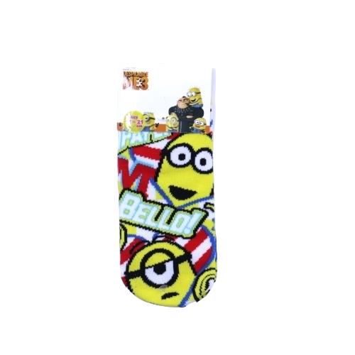 【送料無料】 ジュニアミニオンズソックス(19-21cm)(3足セット)みっとめるへん社