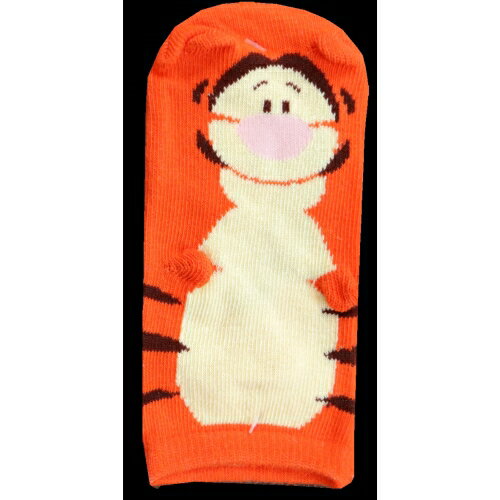 【送料無料】 キャラクターソックスKIDS (ティガー) （単色) (13-18cm) (3足セット)みっとめるへん社