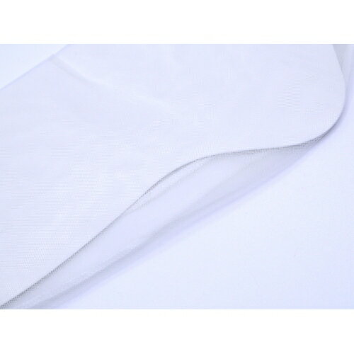 【送料無料】 チュールクルーソックス アイボリー (23-25cm) (3足セット)みっとめるへん社