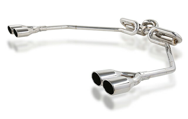 80系ノア・ヴォクシー・エスクァイア用PFSループサウンドマフラー(モデリスタバンパー・4本出し）