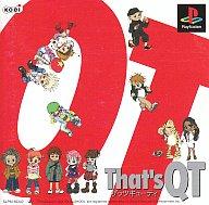 【中古】PSソフト That’s QT(ザッツ・キューティ) 【中古】PSソフト That’s QT(ザッツ・キューティ)