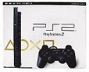 【中古】PS2ハード プレイステーション2本体 チャコールブラック(SCPH-77000CB)