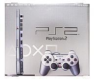 【中古】PS2ハード プレイステーション2本体 サテン・シルバー(SCPH-77000SS)