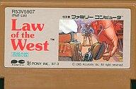 【中古】ファミコンソフト Law of the West 西部の掟 (箱説なし)