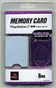 【中古】PS2ハード PlayStation2 専用MEMORY CARD(8MB) スパークリングパープル