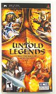 【中古】PSPソフト 北米版 UNTOLD LEGENDS-BROTHERHOOD of the BLADE-(国内使用可) 【中古】PSPソフト 北米版 UNTOLD LEGENDS-BROTHERHOOD of the BLADE-(国内使用可)