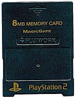 yÁzPS2n[h PlayStation2 pMEMORY CARD(8MB) FUJIWORK^bNVo[