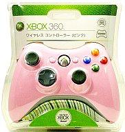 【中古】XBOX360ハード ワイヤレスコントローラ [ピンク]