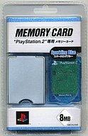 【中古】PS2ハード PlayStation2 専用MEMORY CARD(8MB) スパークリングブルー