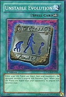 【中古】遊戯王/SR/魔法/英語版/The Duelist Genesis TDGS-EN060[SR]：Unstable Evolution/進化する人類