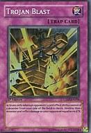 【中古】遊戯王/SR/罠/英語版/Cyberdark Impact CDIP-EN056[SR]：Trojan Blast/トロイボム