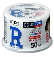 【中古】CD-R CD-R データ用 700MB 50枚パック (CD-R80PWDX50PA)