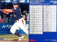 【中古】スポーツ/2008プロ野球チップス第1弾/-/チームスタッツカード TS-06 ： 東京ヤクルトスワローズ(真中 満)