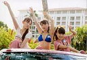 【中古】生写真(AKB48 SKE48)/アイドル/AKB48 AKB48 ポニーテールとシュシュ TSUTAYA特典(小嶋 高橋 大島)