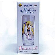 【中古】グラス(キャラクター) フェイト テスタロッサ プレミアムアートグラス 「一番くじプレミアム 魔法少女リリカルなのは The MOVIE 1st」 F賞