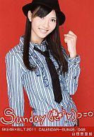 【中古】生写真(AKB48・SKE48)/アイドル/AKB48 山田恵里伽/CALENDAR-SUN48/048/B.L.T.特別編集 SKE48 2011 CALENDAR特典
