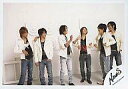 【中古】生写真(ジャニーズ)/アイドル/NEWS NEWS/横型・衣装ジャケット白・笑顔・小山左手増田の肩・加藤.増田左手ポケット・背景白/公式生写真