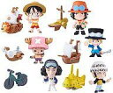 【中古】食玩 トレーディングフィギュア チョッパー&ミニメリー号 「ワンピースWマスコットキーチェーン」