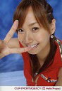 【中古】生写真(ハロプロ)/アイドル/モーニング娘 モーニング娘。/藤本美貴/顔アップ/衣装赤/右手ピース